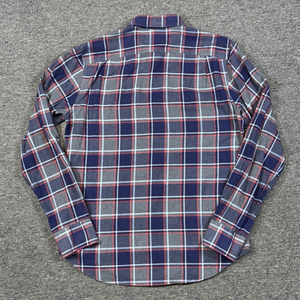 Bonobos Flannel Button Up Shirt Plaid Slim Fit Long Sleeve Men's Size Medium - Picture 6 of 10
